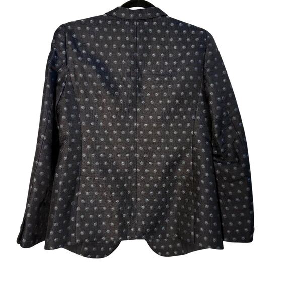 Armani Collezioni Giacca Polka Dot Silk Wool Blend Blazer – Size 6 - Picture 2 of 14